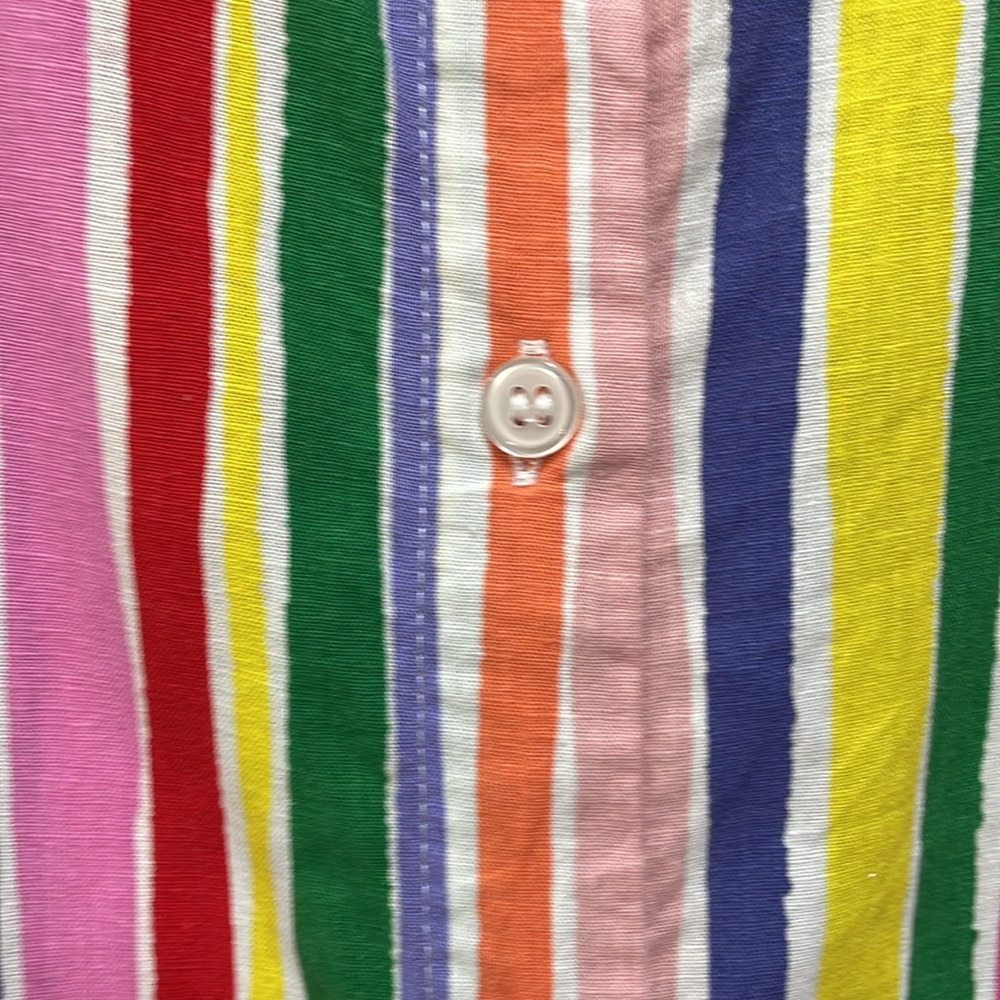 Eloquii Elements Brightly Striped Button Front Li… - image 7